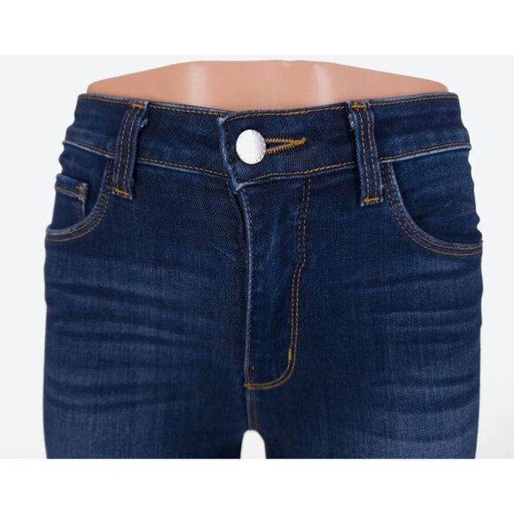 L'agence Margot Ripped Skinny Jeans Size 27 S Baltic Destruct - Picture 3 of 13